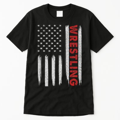 Cool Wrestling Usa Design For Women Wrestling Coach Tall T-Shirt