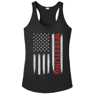 Cool Wrestling Usa Design For Women Wrestling Coach Ladies PosiCharge Competitor Racerback Tank