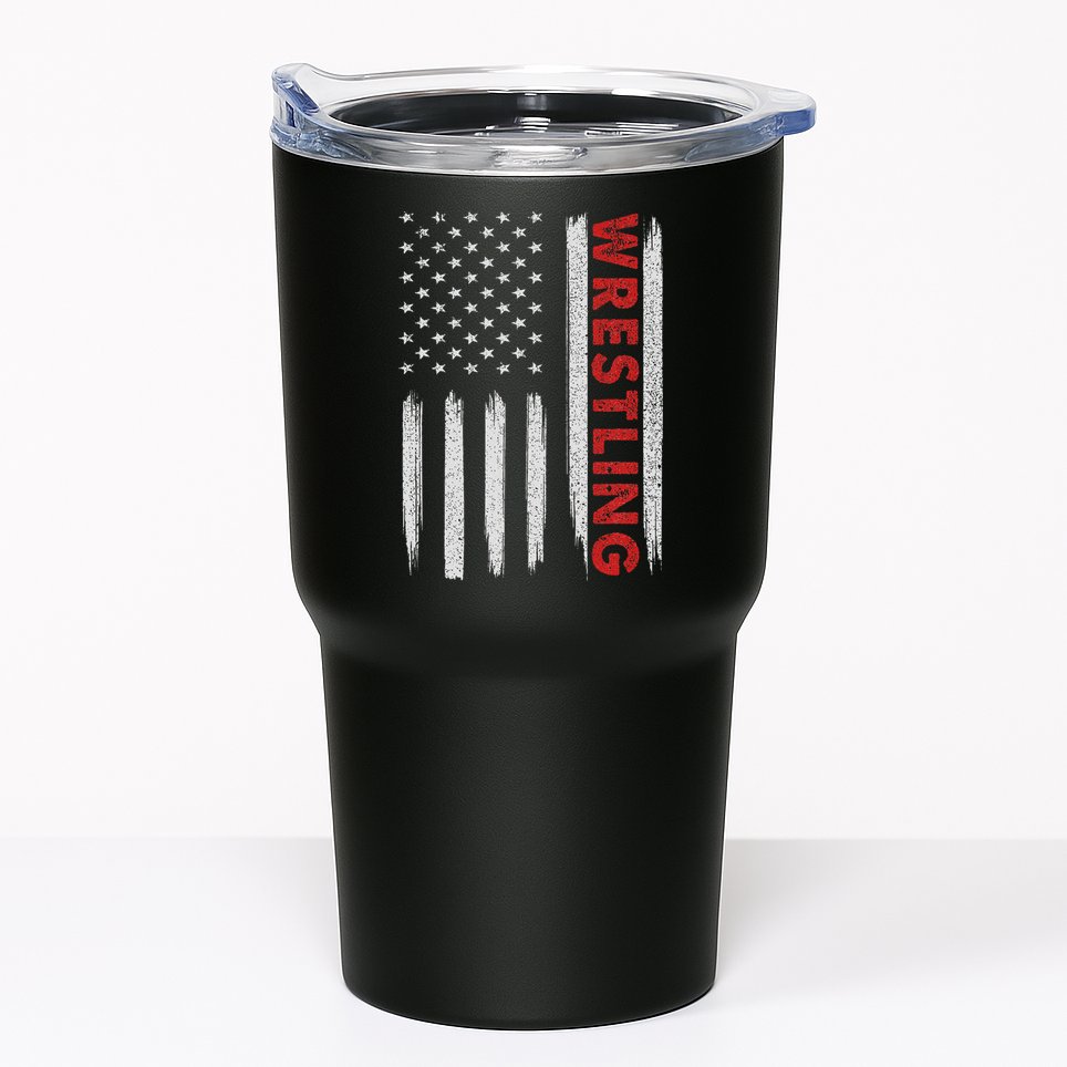Cool Wrestling Usa Design For Women Wrestling Coach Tumbler
