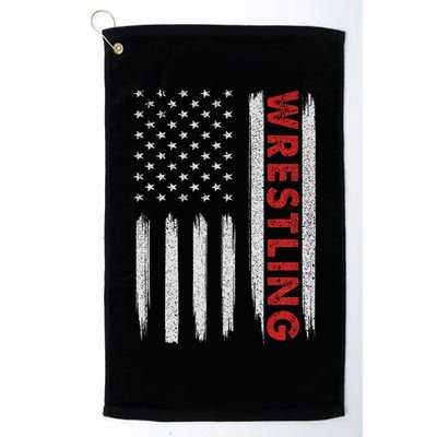 Cool Wrestling Usa Design For Women Wrestling Coach Golf Towel