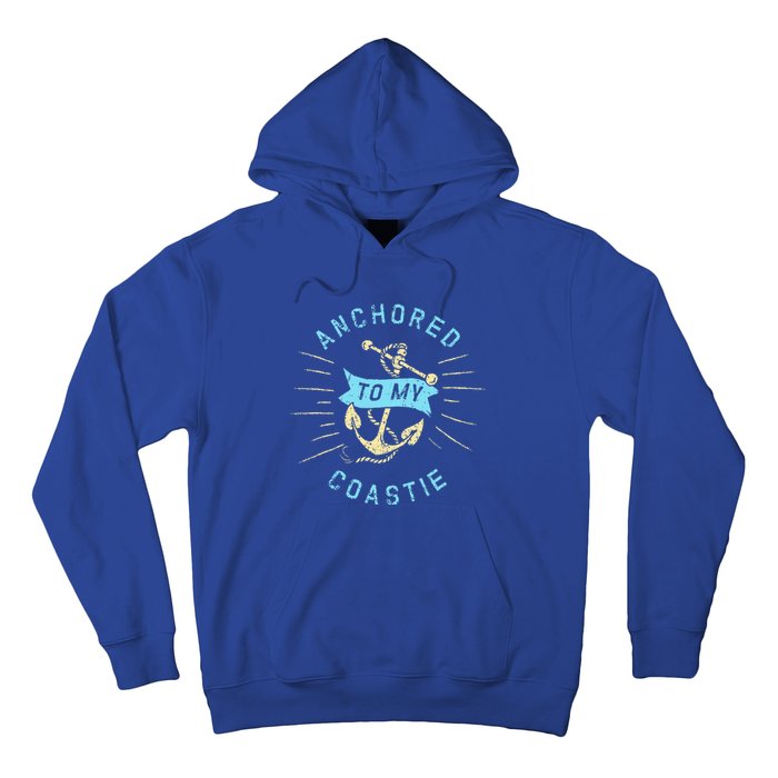 Coastie Wife Us Coast Guard Uscg Anchored To Hoodie