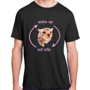 Cats Wake Up Act Silly Cat Meme Certified Freak Funny Adult ChromaSoft Performance T-Shirt