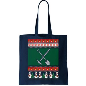 Construction Worker Ugly Christmas Tote Bag