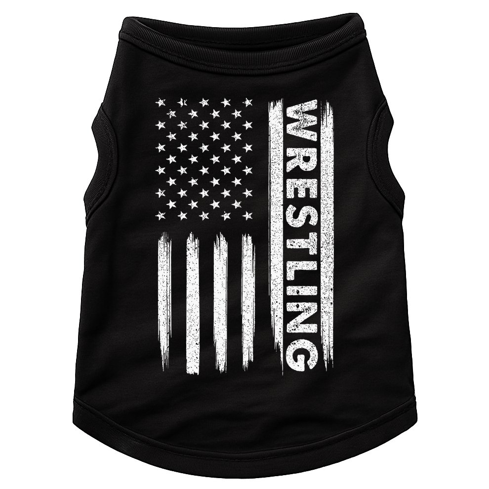 Cool Wrestling Usa Design Wrestling Coach Doggie Tank