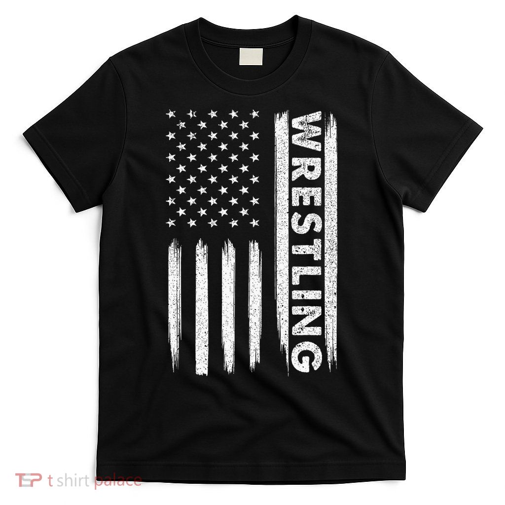 Cool Wrestling Usa Design Wrestling Coach T-Shirt