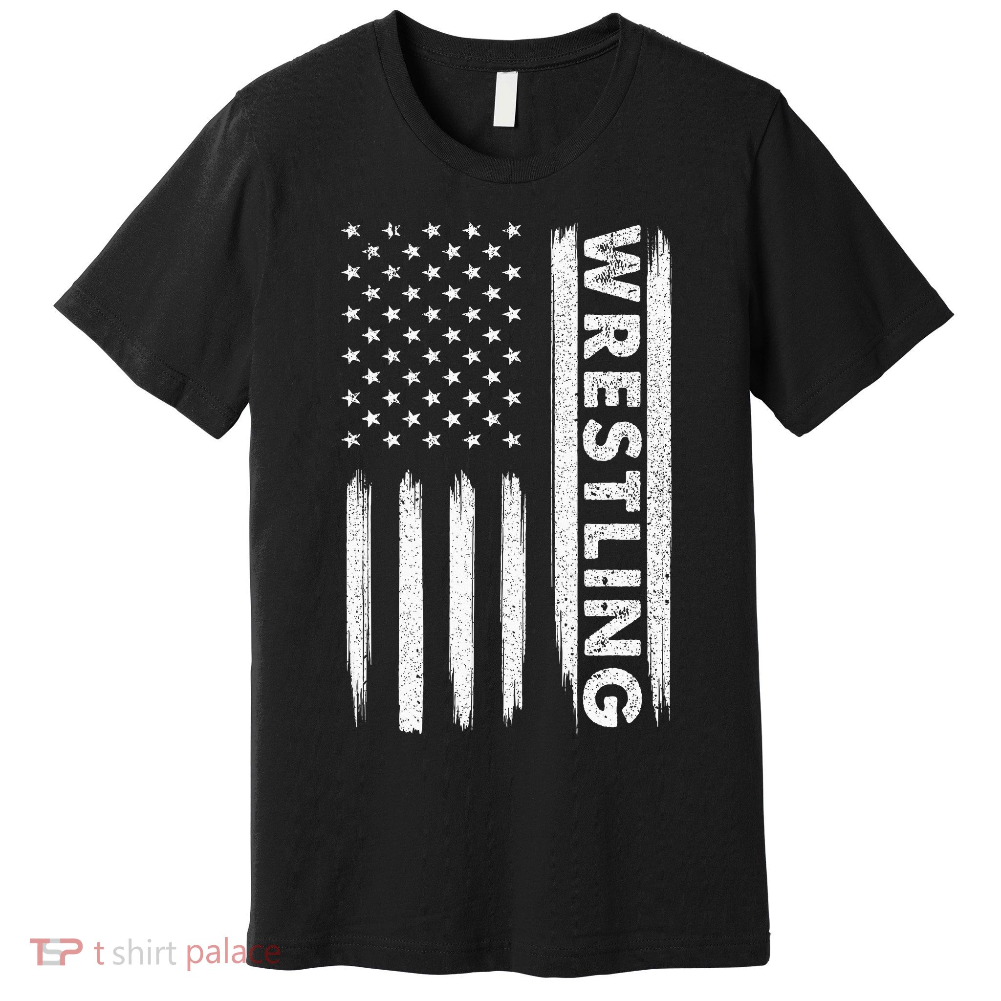 Cool Wrestling Usa Design Wrestling Coach Premium T-Shirt