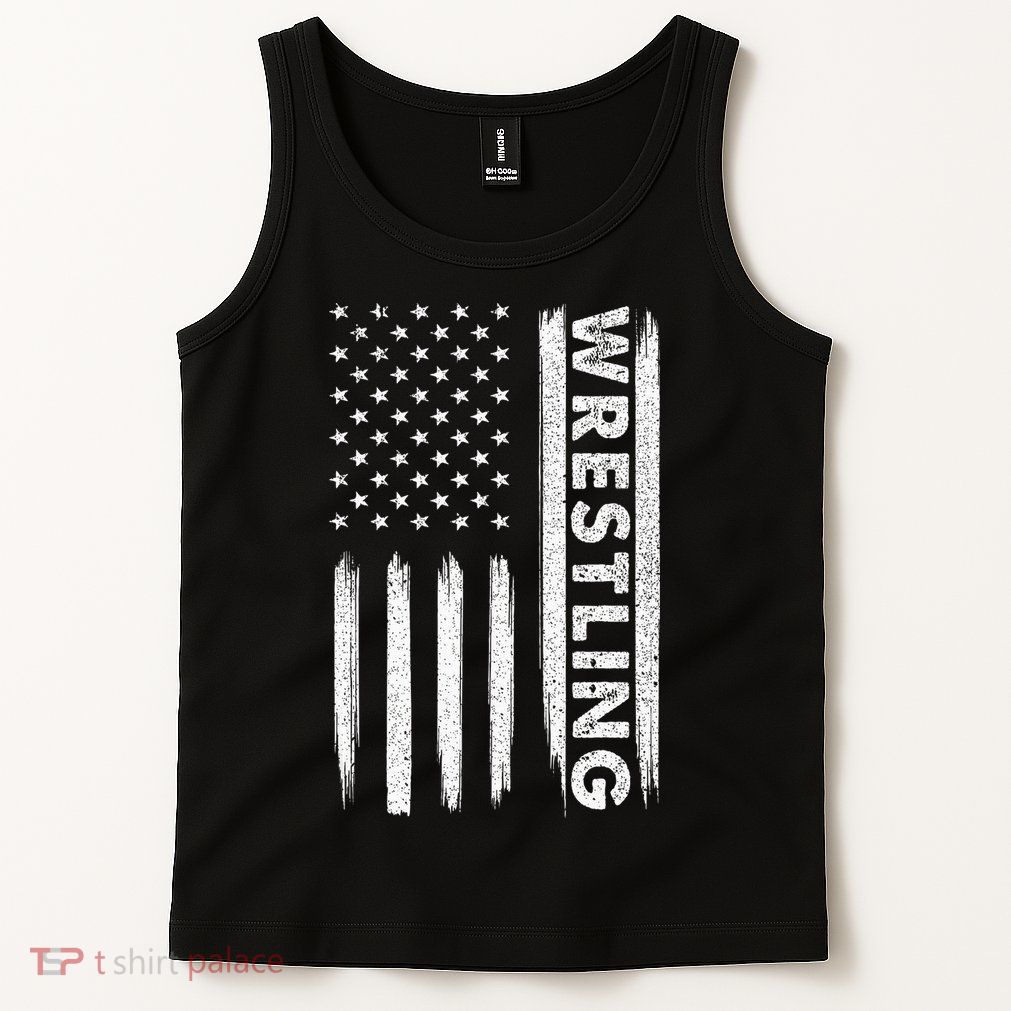 Cool Wrestling Usa Design Wrestling Coach Tank Top