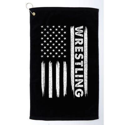 Cool Wrestling Usa Design Wrestling Coach Golf Towel