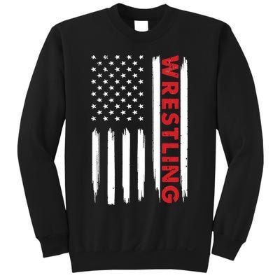 Cool Wrestling USA Design For Wrestling Coach Sweatshirt