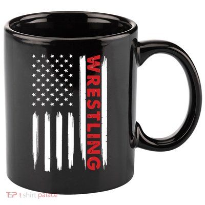 Cool Wrestling USA Design For Wrestling Coach 11oz C Handle Ceramic Mug