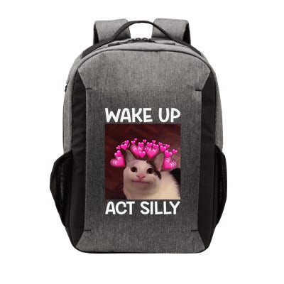 Cats Wake Up Act Cat Meme Certified Freak Funny Vector Backpack