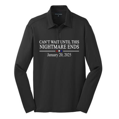 Cant Wait Until This Nightmare Ends January 20 2025 Silk Touch Performance Long Sleeve Polo