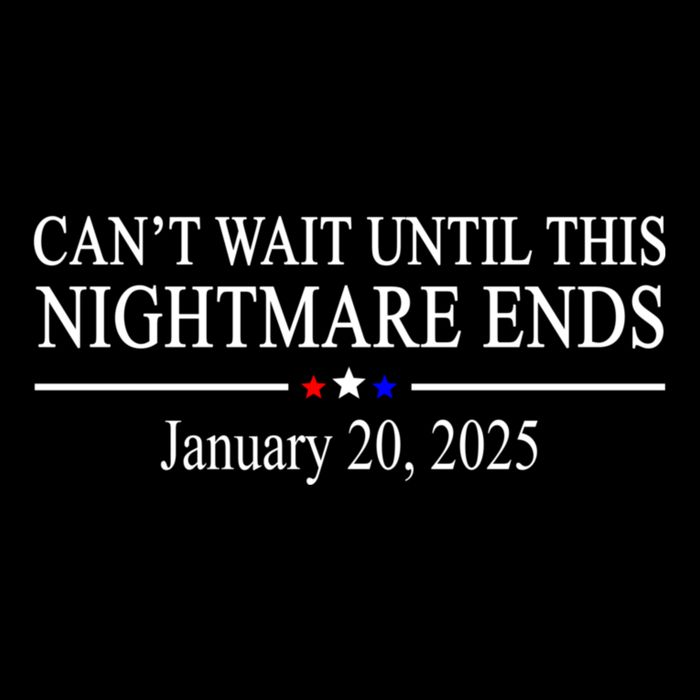 Cant Wait Until This Nightmare Ends January 20 2025 Zip Tote Bag