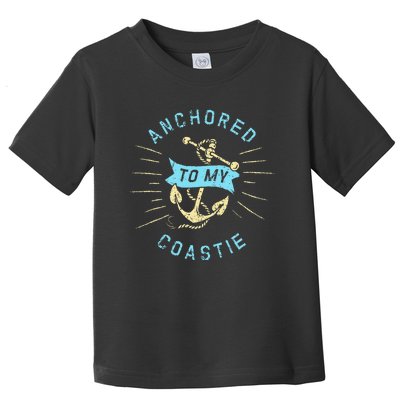 Coastie Wife Us Coast Guard Uscg Anchored To Toddler T-Shirt