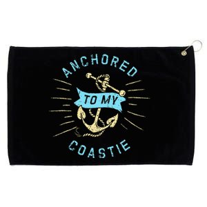 Coastie Wife Us Coast Guard Uscg Anchored To Grommeted Golf Towel