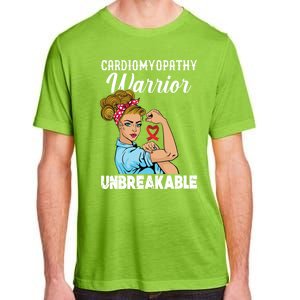 Cardiomyopathy Warrior Unbreakable Gift Adult ChromaSoft Performance T-Shirt