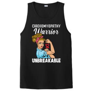 Cardiomyopathy Warrior Unbreakable Gift PosiCharge Competitor Tank