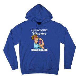 Cardiomyopathy Warrior Unbreakable Gift Hoodie