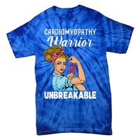 Cardiomyopathy Warrior Unbreakable Gift Tie-Dye T-Shirt