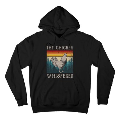 Chicken Whisperer Vintage Retro Chicken Farmer Hoodie