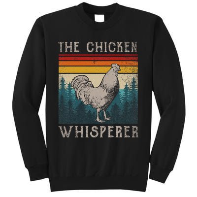 Chicken Whisperer Vintage Retro Chicken Farmer Sweatshirt