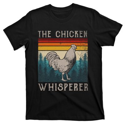 Chicken Whisperer Vintage Retro Chicken Farmer T-Shirt