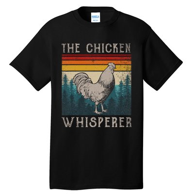 Chicken Whisperer Vintage Retro Chicken Farmer Tall T-Shirt