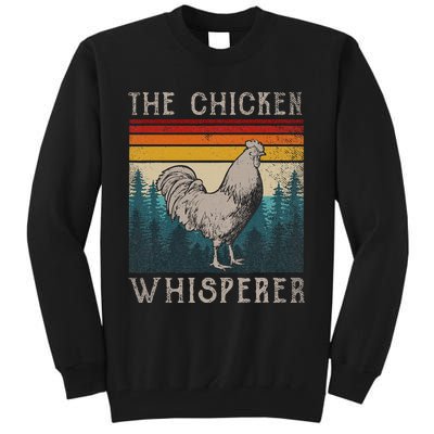 Chicken Whisperer Vintage Retro Chicken Farmer Tall Sweatshirt