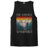 Chicken Whisperer Vintage Retro Chicken Farmer PosiCharge Competitor Tank