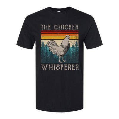 Chicken Whisperer Vintage Retro Chicken Farmer Softstyle® CVC T-Shirt