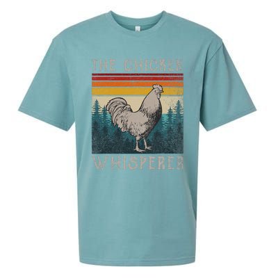 Chicken Whisperer Vintage Retro Chicken Farmer Sueded Cloud Jersey T-Shirt