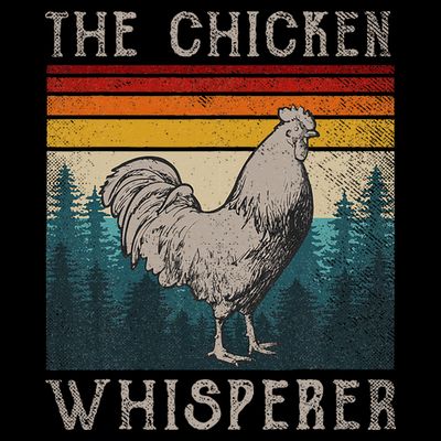 Chicken Whisperer Vintage Retro Chicken Farmer T-Shirt