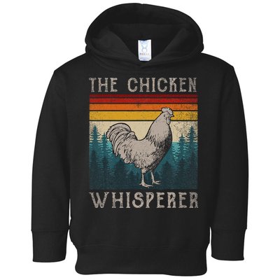 Chicken Whisperer Vintage Retro Chicken Farmer Toddler Hoodie