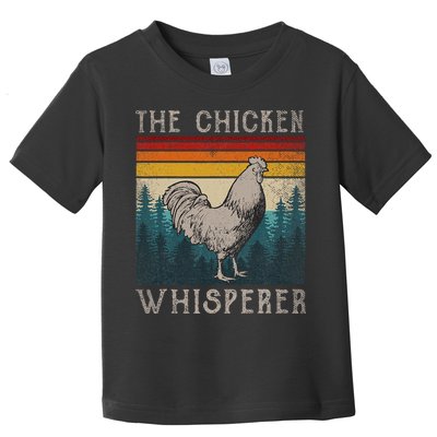 Chicken Whisperer Vintage Retro Chicken Farmer Toddler T-Shirt