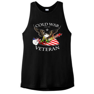 Cold War Veteran Ladies PosiCharge Tri-Blend Wicking Tank