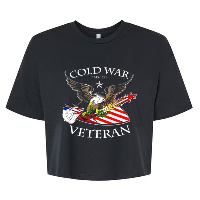 Cold War Veteran Bella+Canvas Jersey Crop Tee