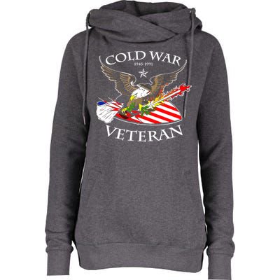 Cold War Veteran Womens Funnel Neck Pullover Hood