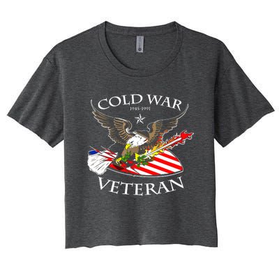 Cold War Veteran Women's Crop Top Tee