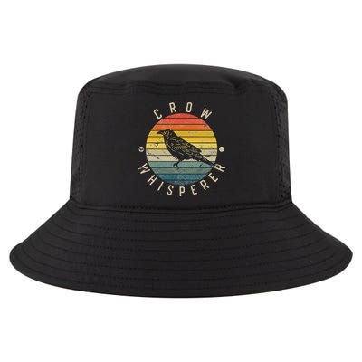 Crow Whisperer Vintage Sunset Cute Raven Cool Comfort Performance Bucket Hat