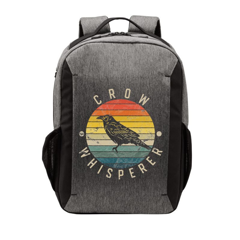 Crow Whisperer Vintage Sunset Cute Raven Vector Backpack