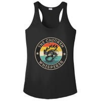 Chicken Whisperer Vintage Retro Chickens Farmer Ladies PosiCharge Competitor Racerback Tank