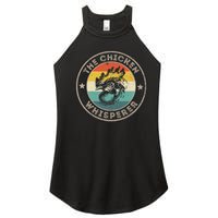 Chicken Whisperer Vintage Retro Chickens Farmer Women's Perfect Tri Rocker Tank