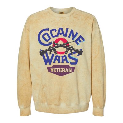 Cocaine Wars Veteran Colorblast Crewneck Sweatshirt