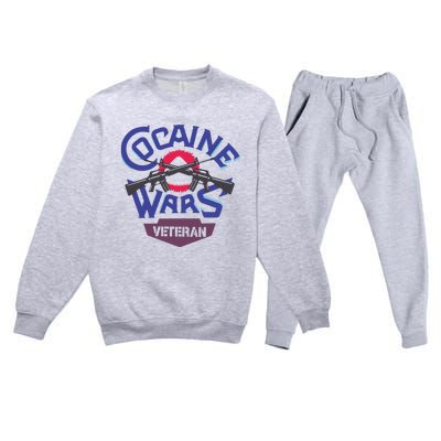 Cocaine Wars Veteran Premium Crewneck Sweatsuit Set