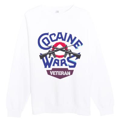 Cocaine Wars Veteran Premium Crewneck Sweatshirt