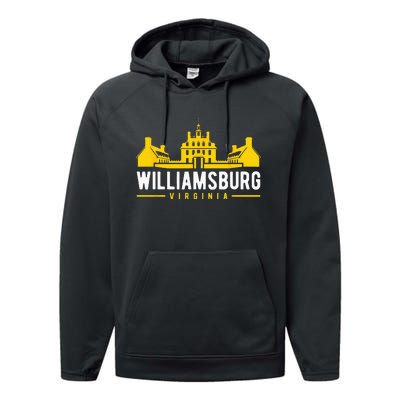 Colonial Williamsburg Virginia Design Performance Fleece Hoodie