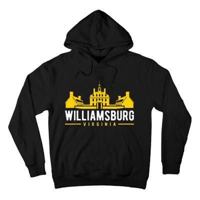 Colonial Williamsburg Virginia Design Tall Hoodie