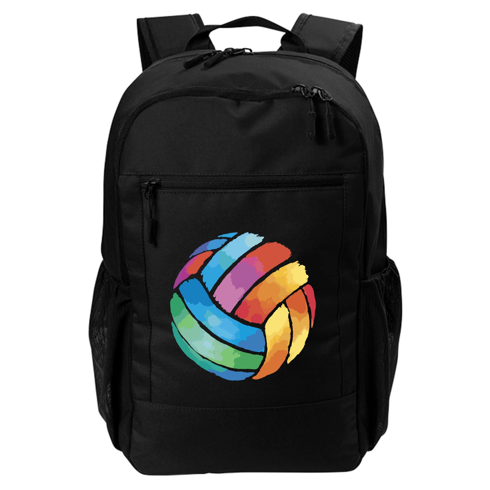 Colorful Watercolor Vollyball Backpack