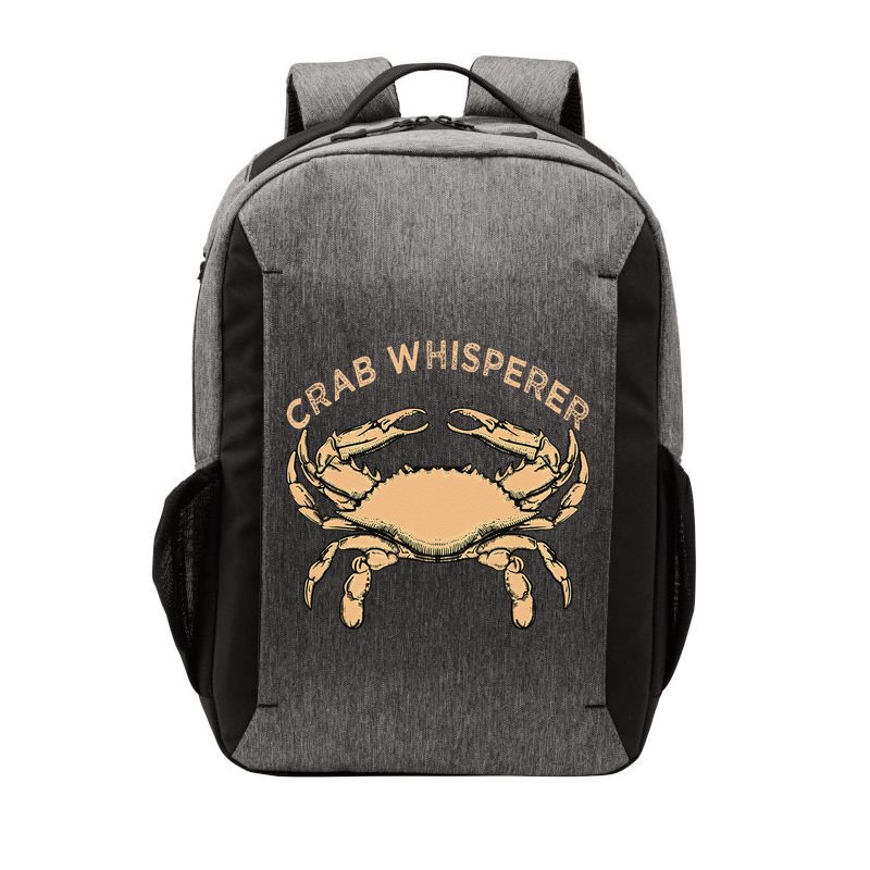 Crab Whisperer Vintage Crabbing Hunting Fishing Crabs Vector Backpack