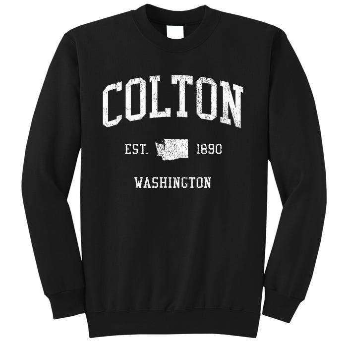 Colton WA Vintage Athletic Sports JS01 Tall Sweatshirt